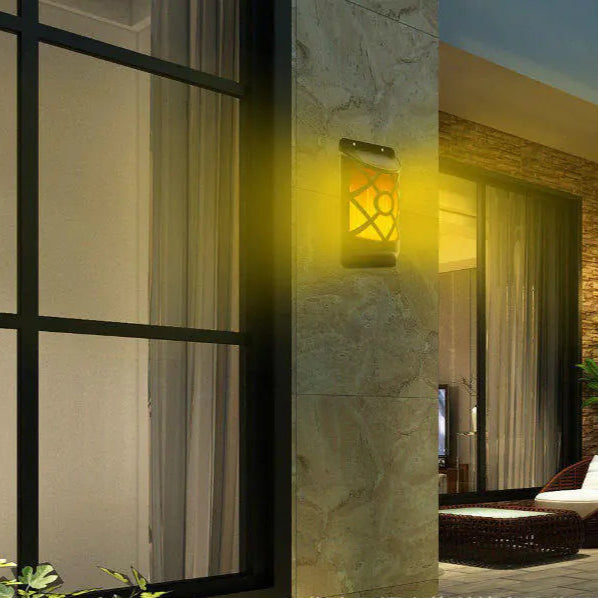 Solar Sensor Wall Light with 66 LED