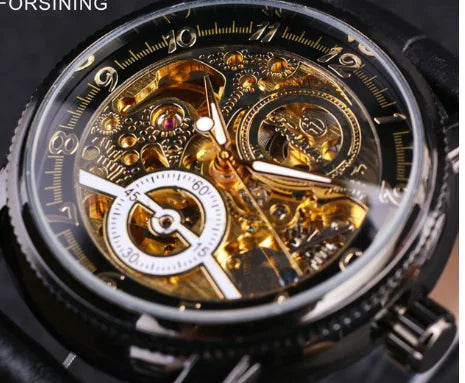 FORSINING 8120 Men's Stylish Hollow Automatic Watch