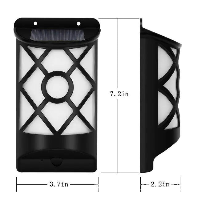 Solar Sensor Wall Light with 66 LED
