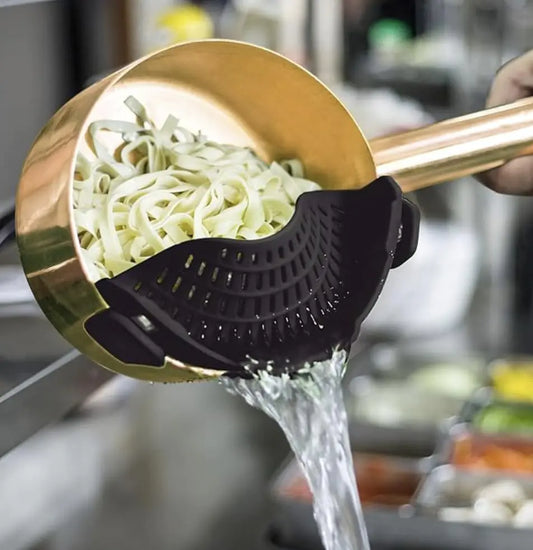 Clip On Silicone Strainer for Pots and Pans