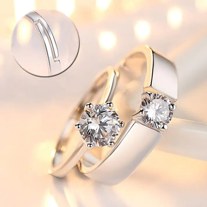 Engagement Ring, Couples Ring, Single Diamond Ring